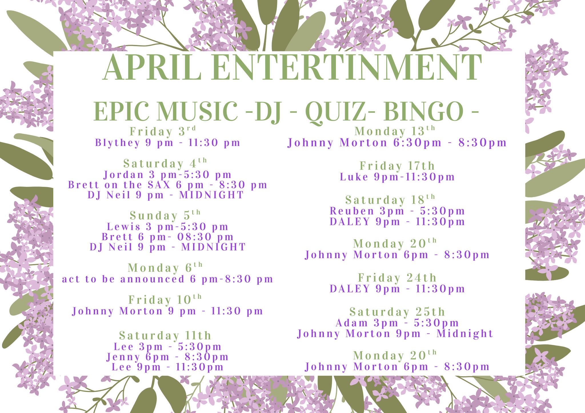 Live Music at The Albert